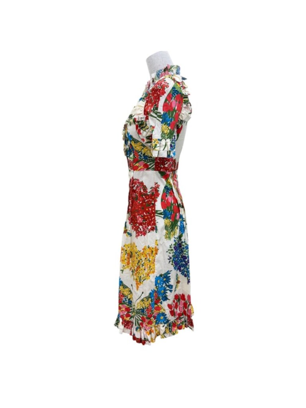 Gucci Cotton Interlocking Floral Dress View 3